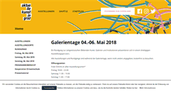Desktop Screenshot of galerientage-graz.at